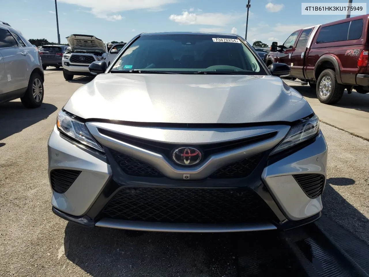 2019 Toyota Camry Xse VIN: 4T1B61HK3KU175949 Lot: 73870254