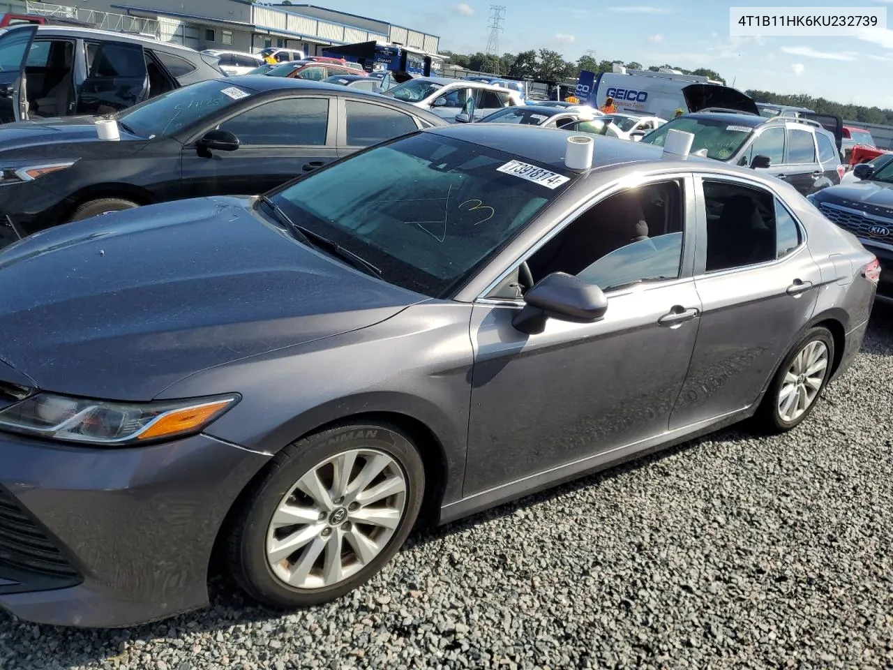 4T1B11HK6KU232739 2019 Toyota Camry L