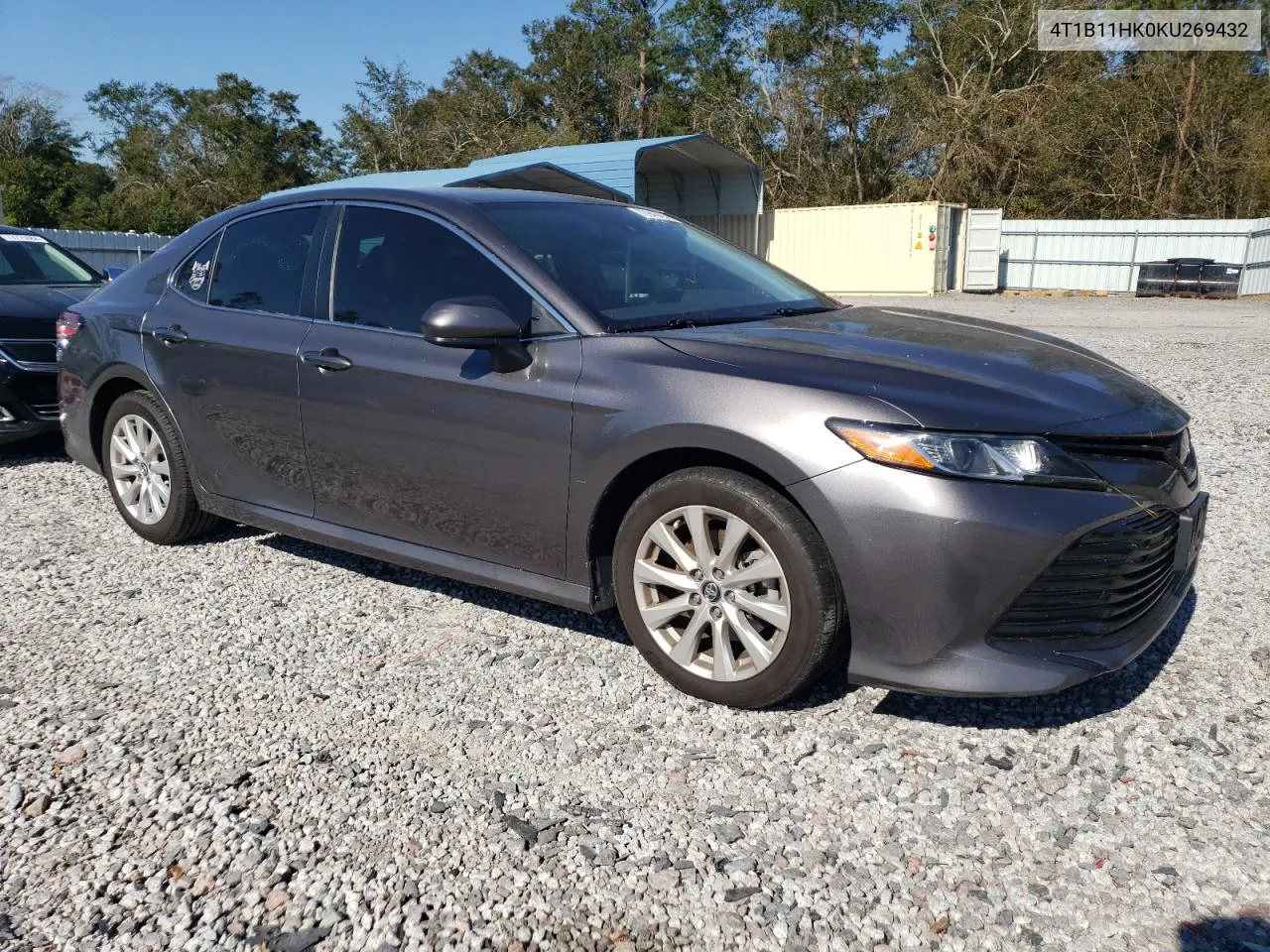 4T1B11HK0KU269432 2019 Toyota Camry L