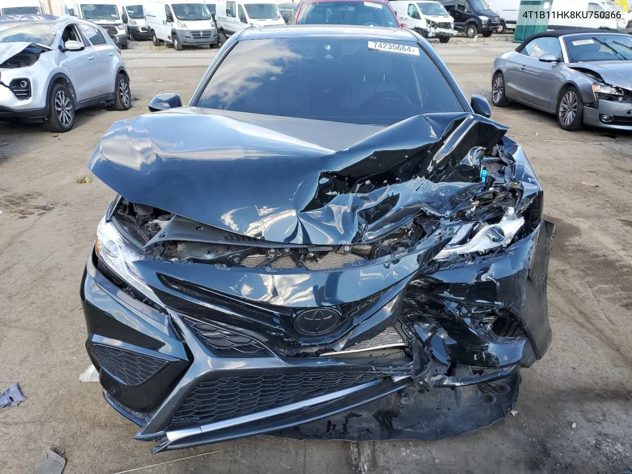 4T1B11HK8KU750366 2019 Toyota Camry L