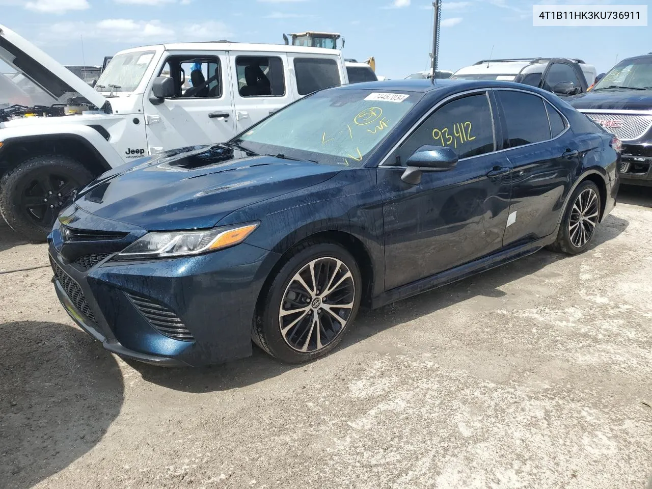 2019 Toyota Camry L VIN: 4T1B11HK3KU736911 Lot: 74457034