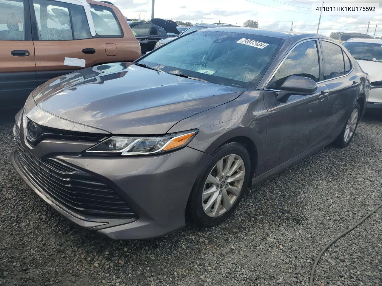 2019 Toyota Camry L VIN: 4T1B11HK1KU175592 Lot: 74512434