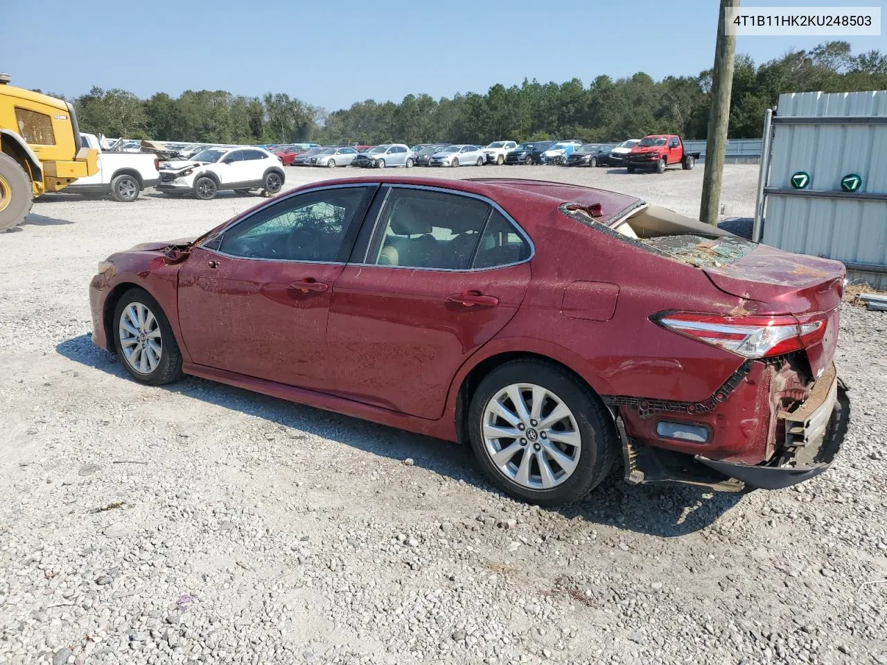 2019 Toyota Camry L VIN: 4T1B11HK2KU248503 Lot: 74925124