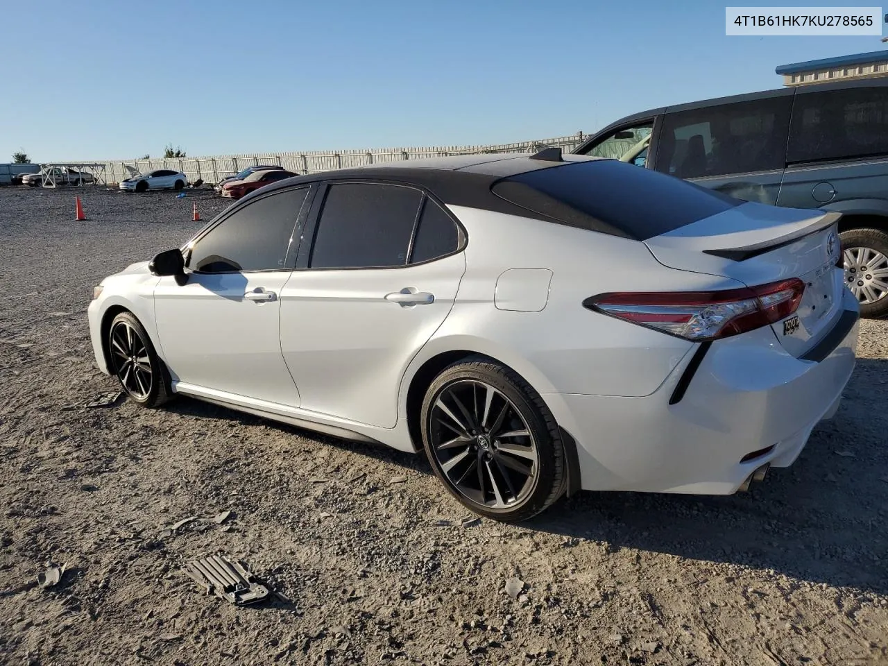 2019 Toyota Camry Xse VIN: 4T1B61HK7KU278565 Lot: 74986454