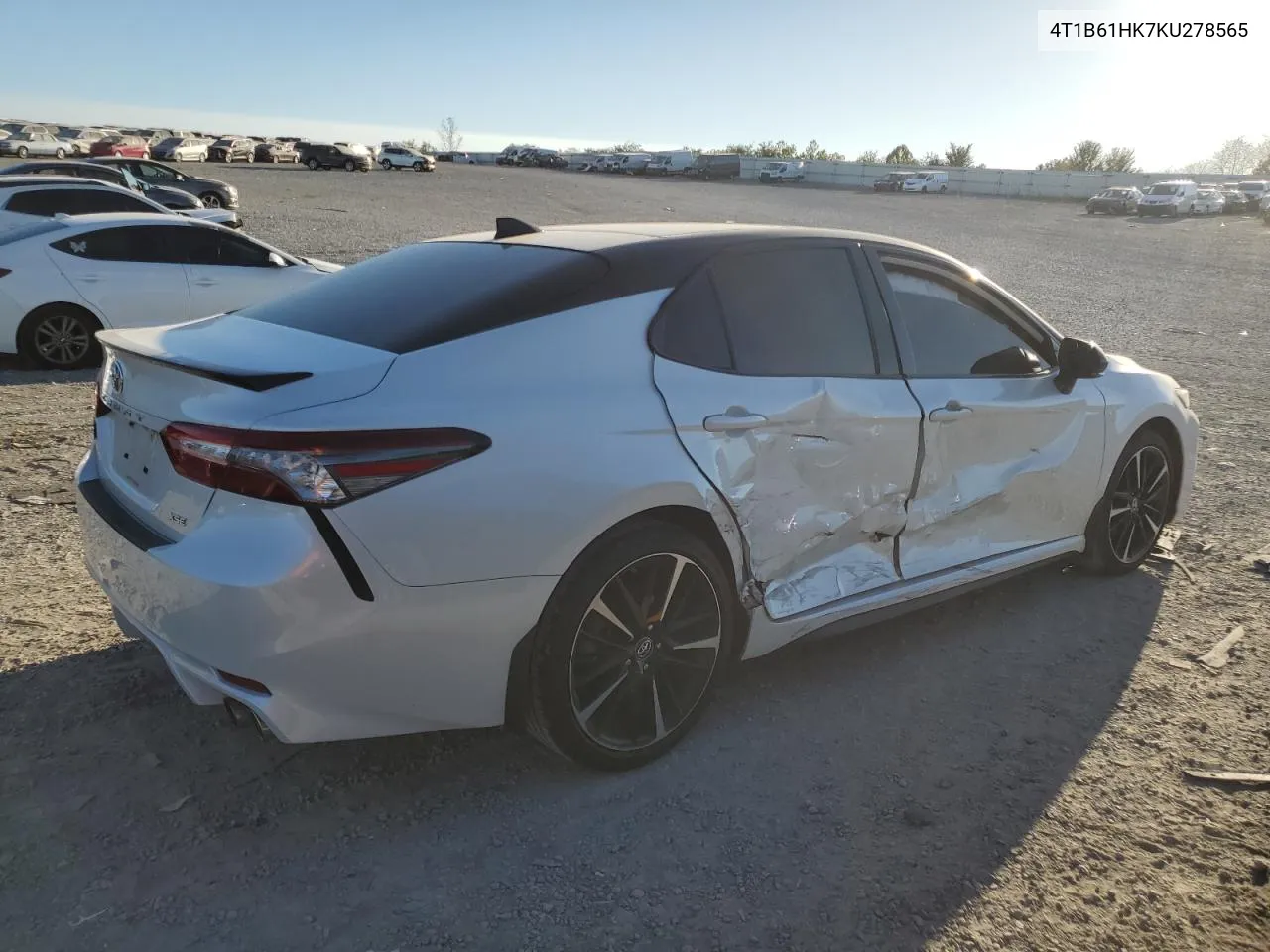 2019 Toyota Camry Xse VIN: 4T1B61HK7KU278565 Lot: 74986454