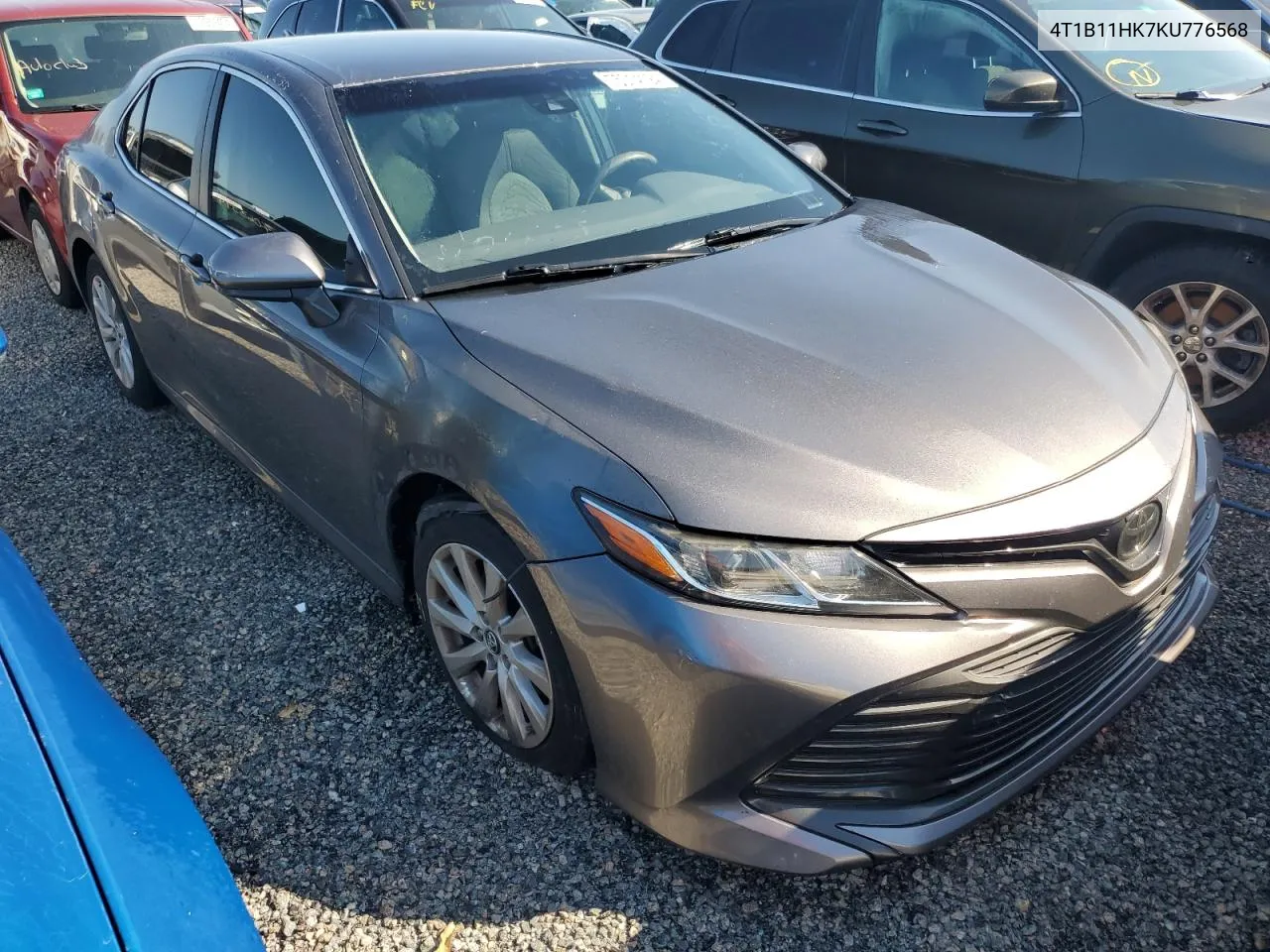 4T1B11HK7KU776568 2019 Toyota Camry L