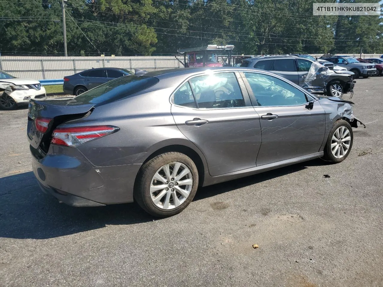 2019 Toyota Camry L VIN: 4T1B11HK9KU821042 Lot: 75123114