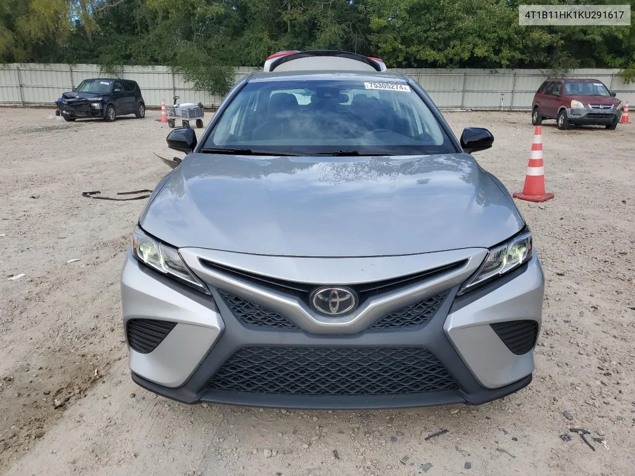 2019 Toyota Camry L VIN: 4T1B11HK1KU291617 Lot: 75305274