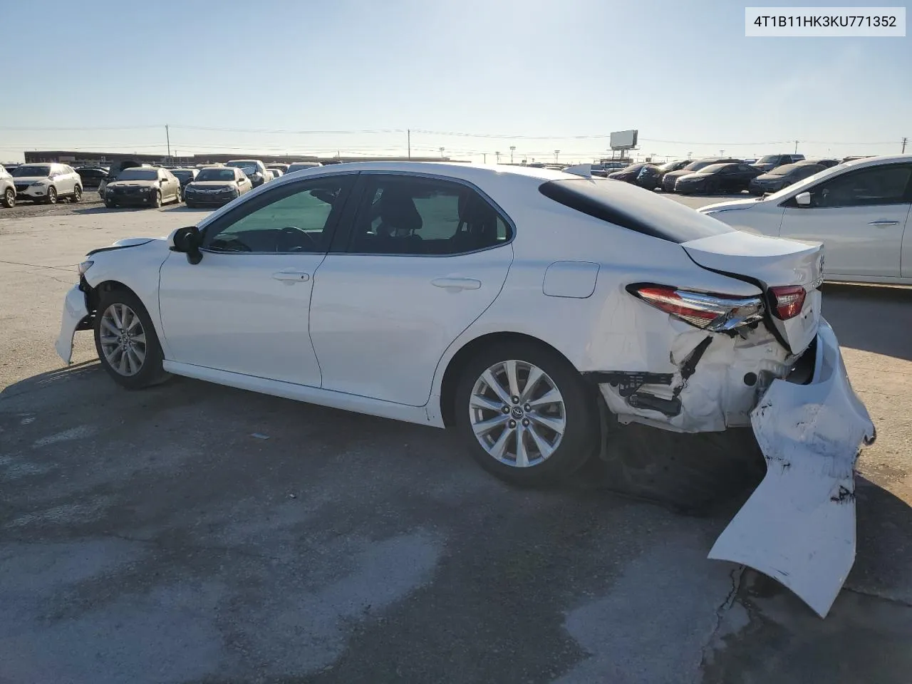 2019 Toyota Camry L VIN: 4T1B11HK3KU771352 Lot: 75809884