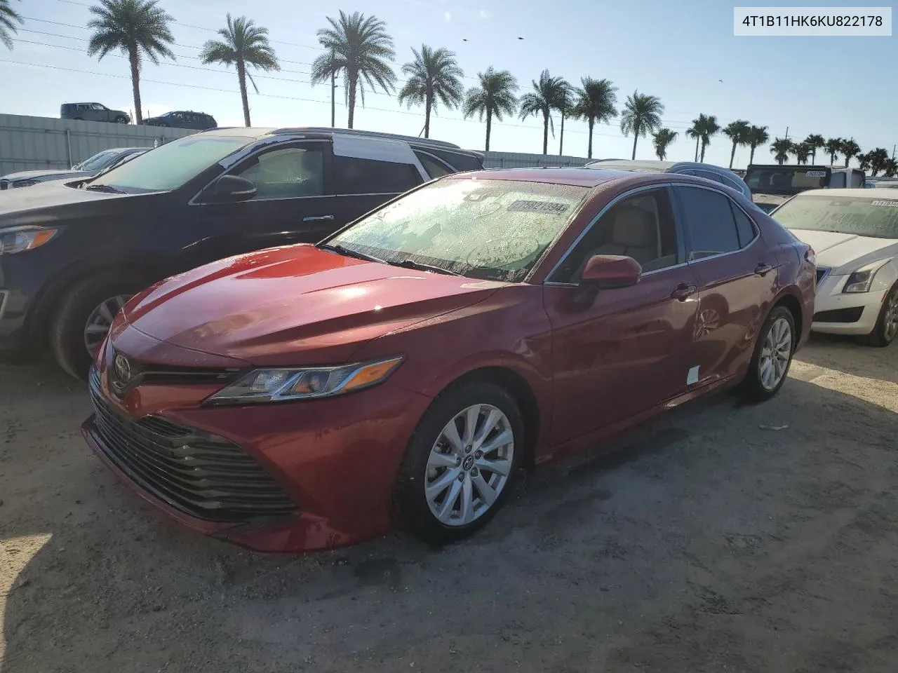 4T1B11HK6KU822178 2019 Toyota Camry L