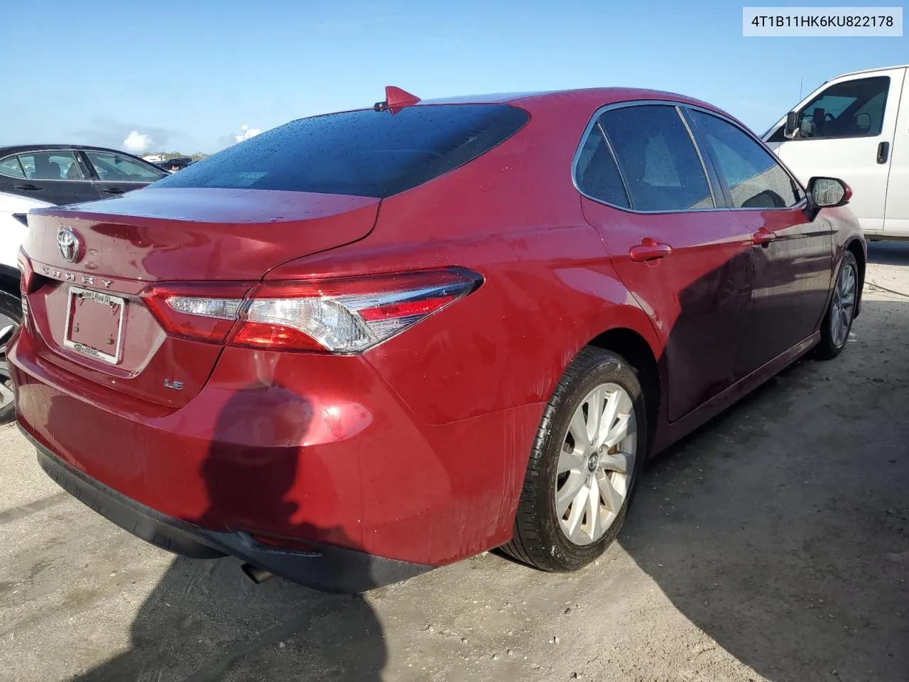 2019 Toyota Camry L VIN: 4T1B11HK6KU822178 Lot: 75821394