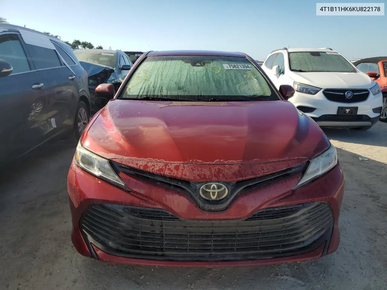 4T1B11HK6KU822178 2019 Toyota Camry L