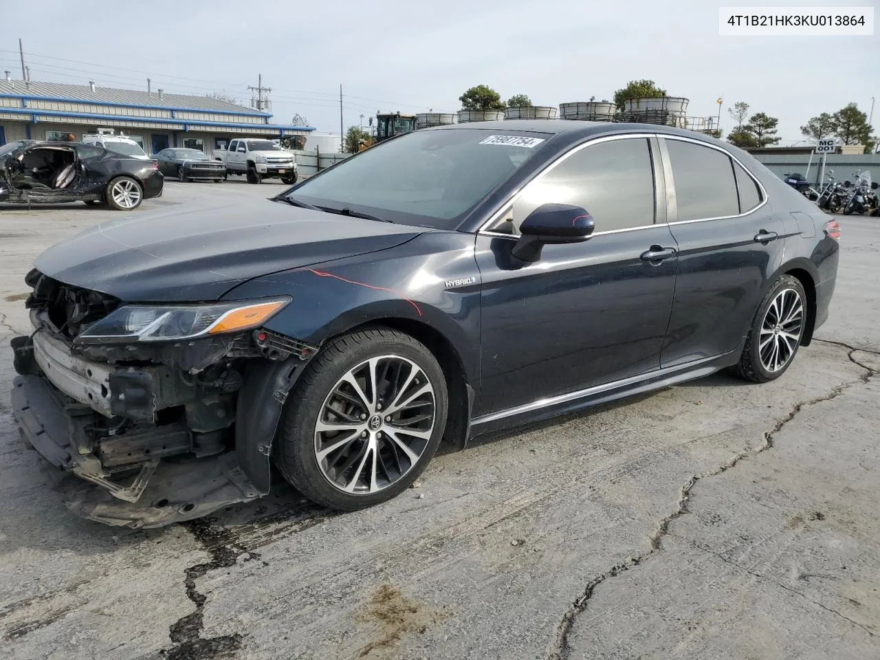 4T1B21HK3KU013864 2019 Toyota Camry Hybrid