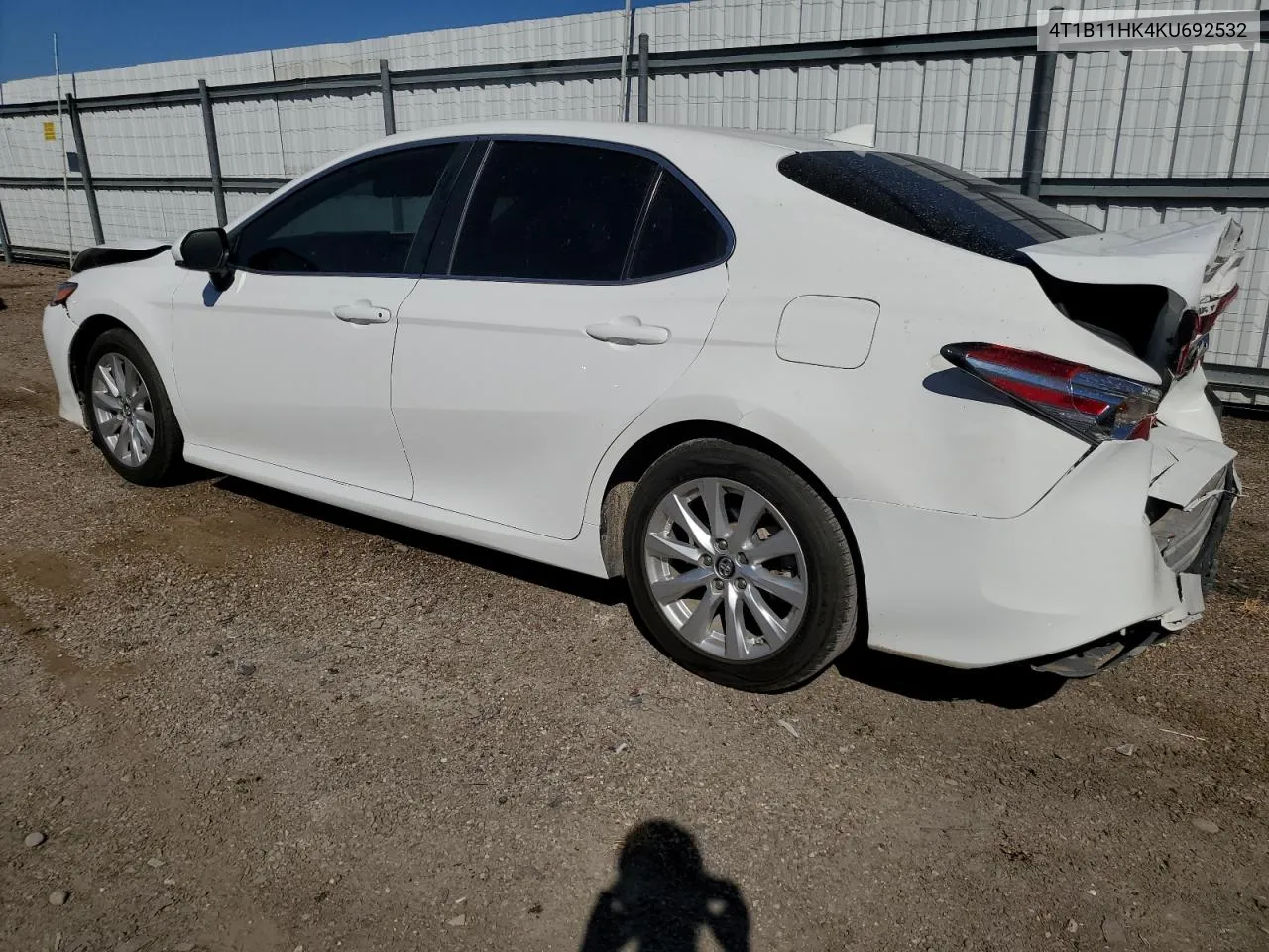 2019 Toyota Camry L VIN: 4T1B11HK4KU692532 Lot: 76352334