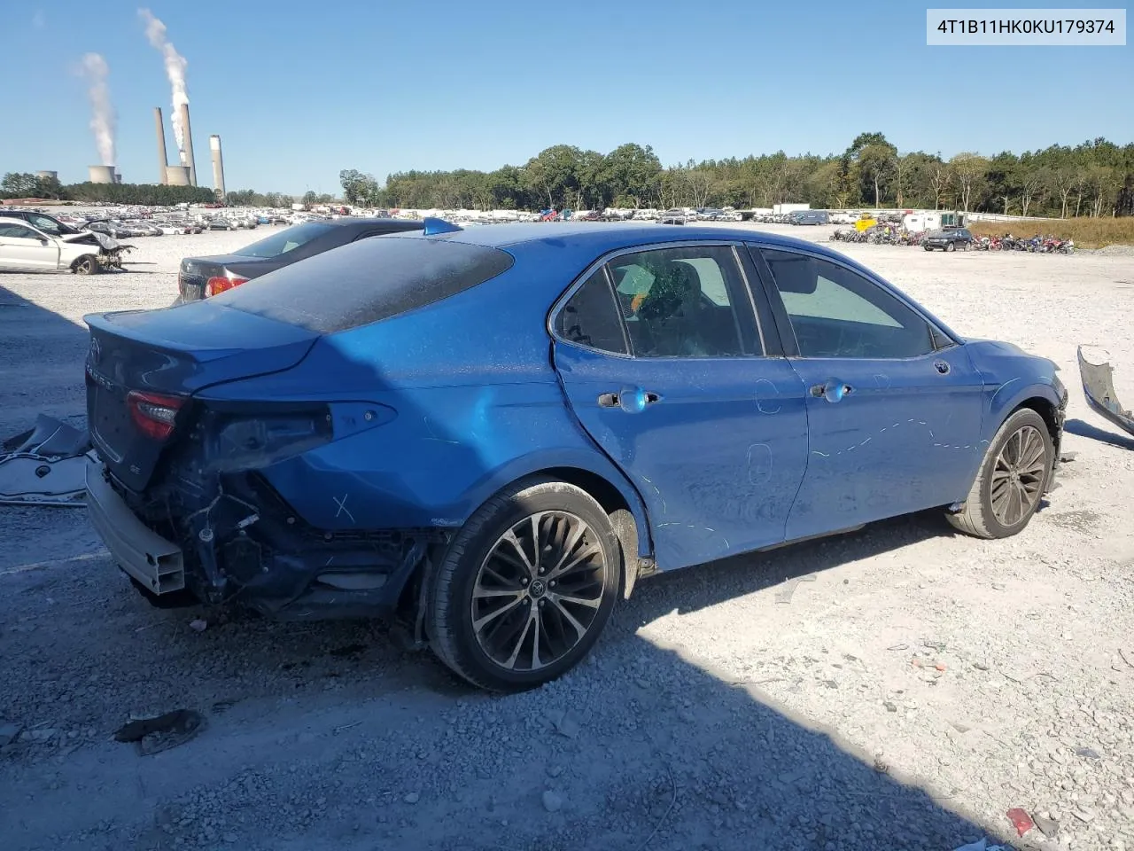 4T1B11HK0KU179374 2019 Toyota Camry L