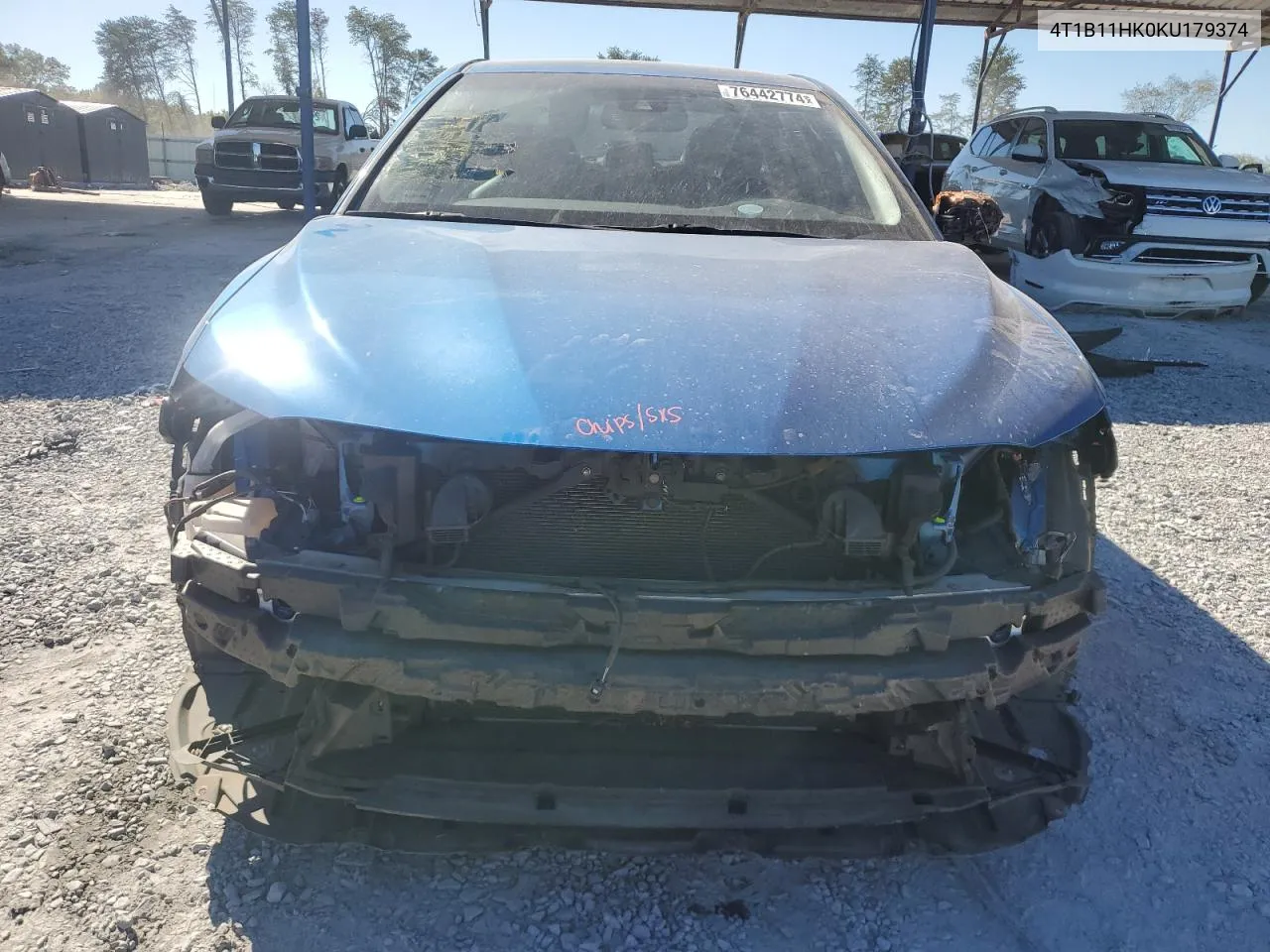 4T1B11HK0KU179374 2019 Toyota Camry L