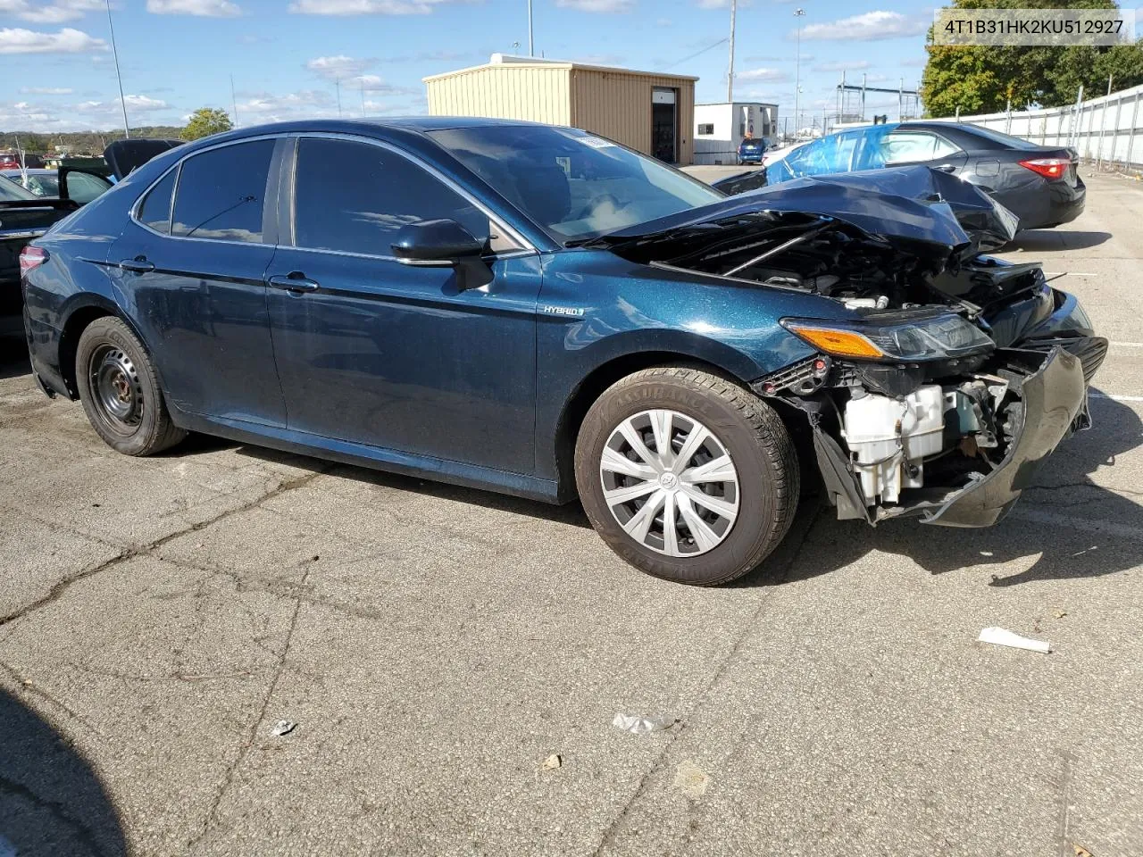 2019 Toyota Camry Le VIN: 4T1B31HK2KU512927 Lot: 76636724