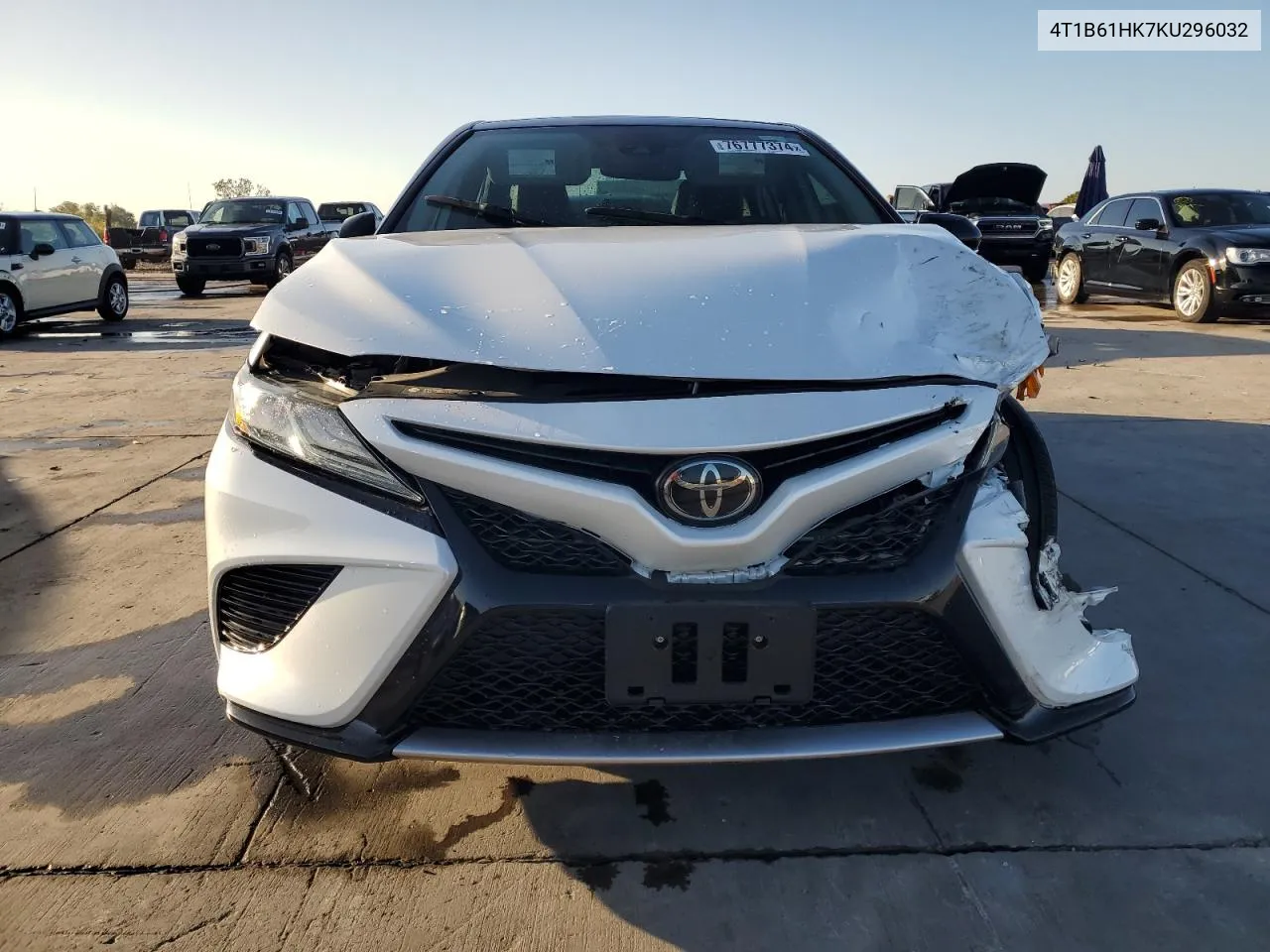 2019 Toyota Camry Xse VIN: 4T1B61HK7KU296032 Lot: 76777374