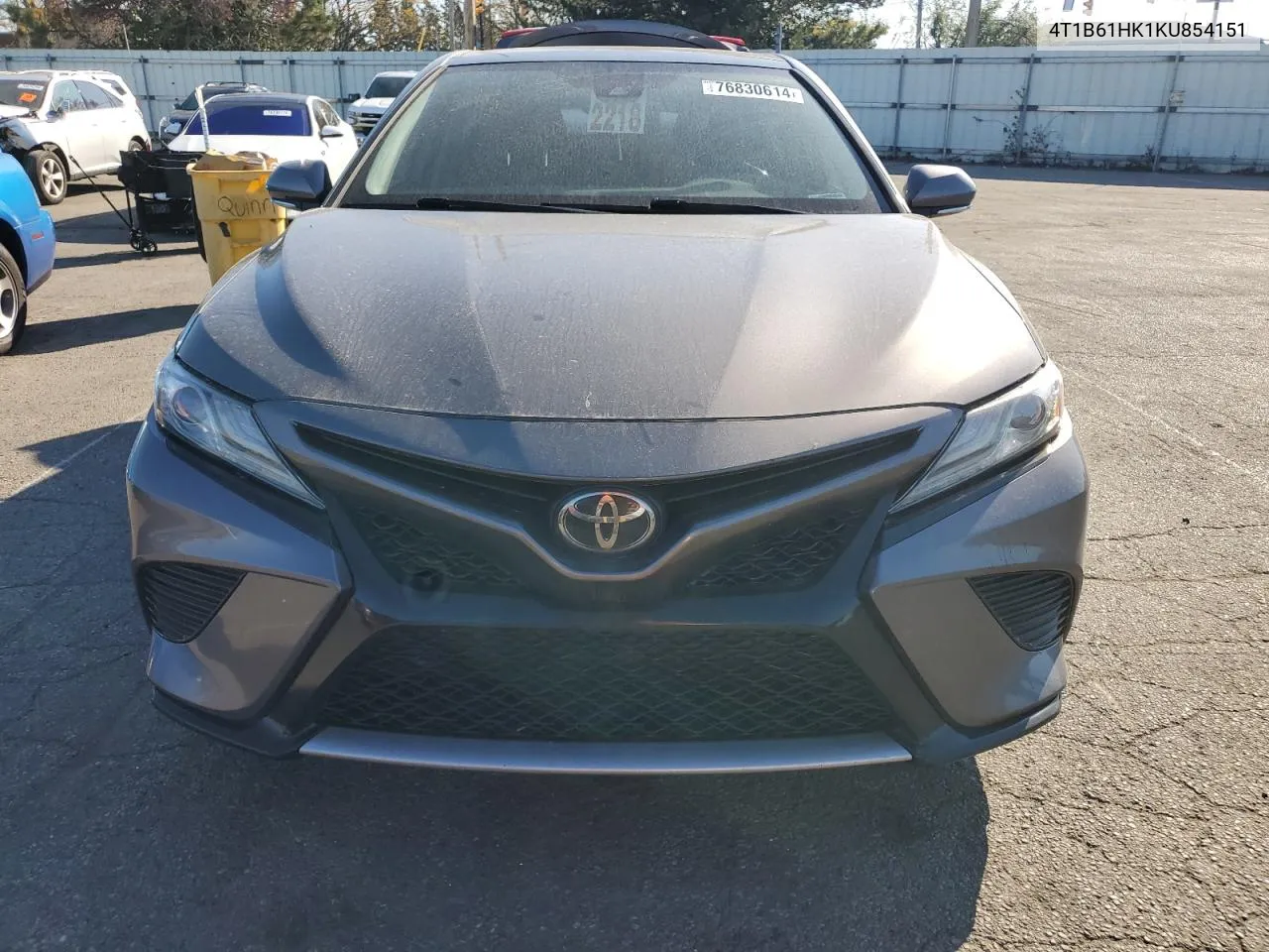 2019 Toyota Camry Xse VIN: 4T1B61HK1KU854151 Lot: 76830614