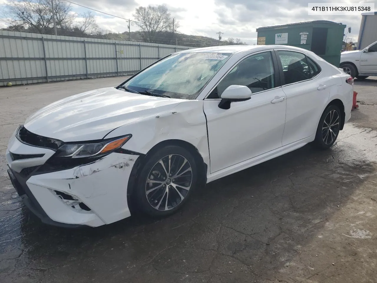 2019 Toyota Camry L VIN: 4T1B11HK3KU815348 Lot: 76900954