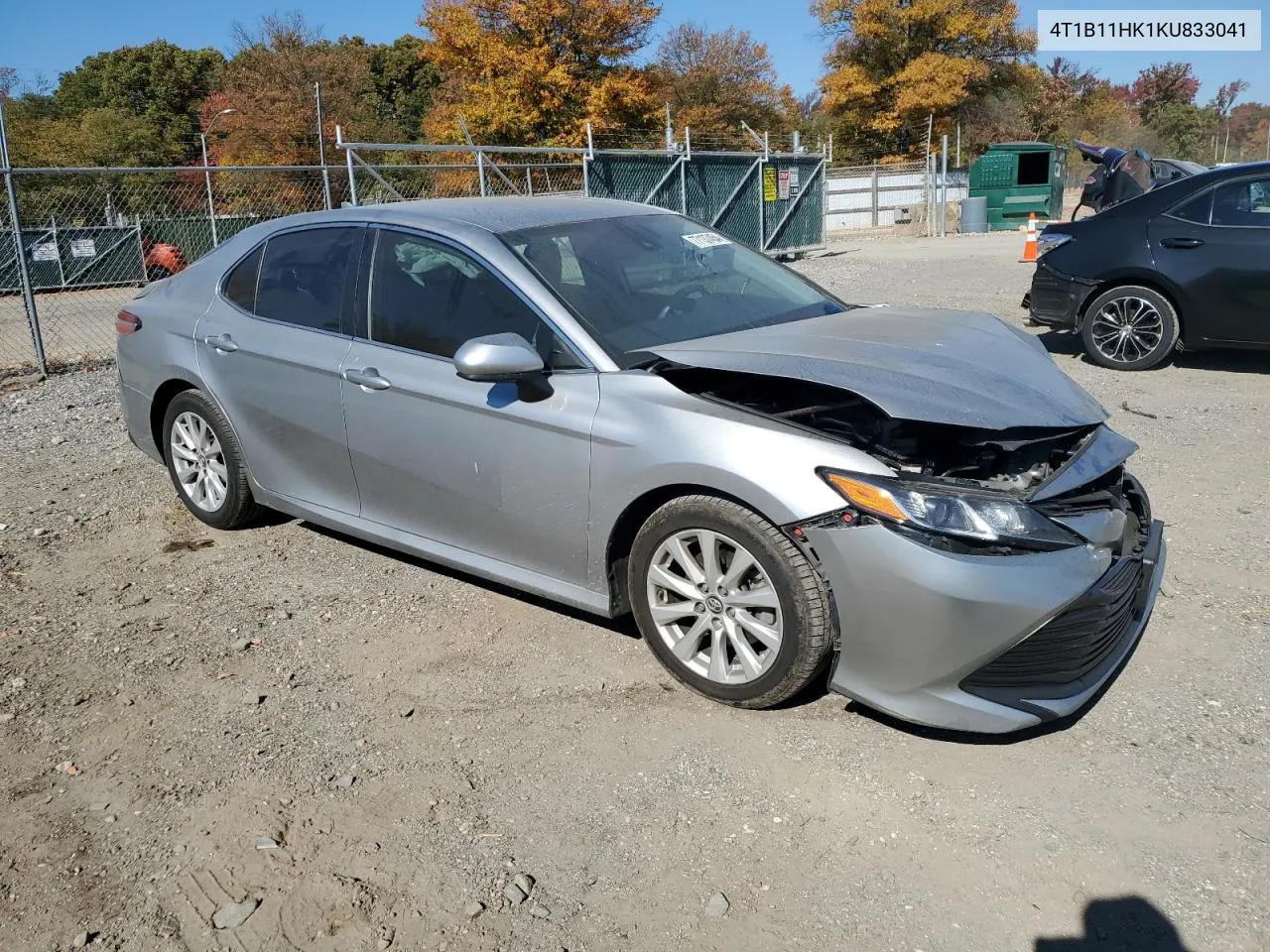 2019 Toyota Camry L VIN: 4T1B11HK1KU833041 Lot: 77137454