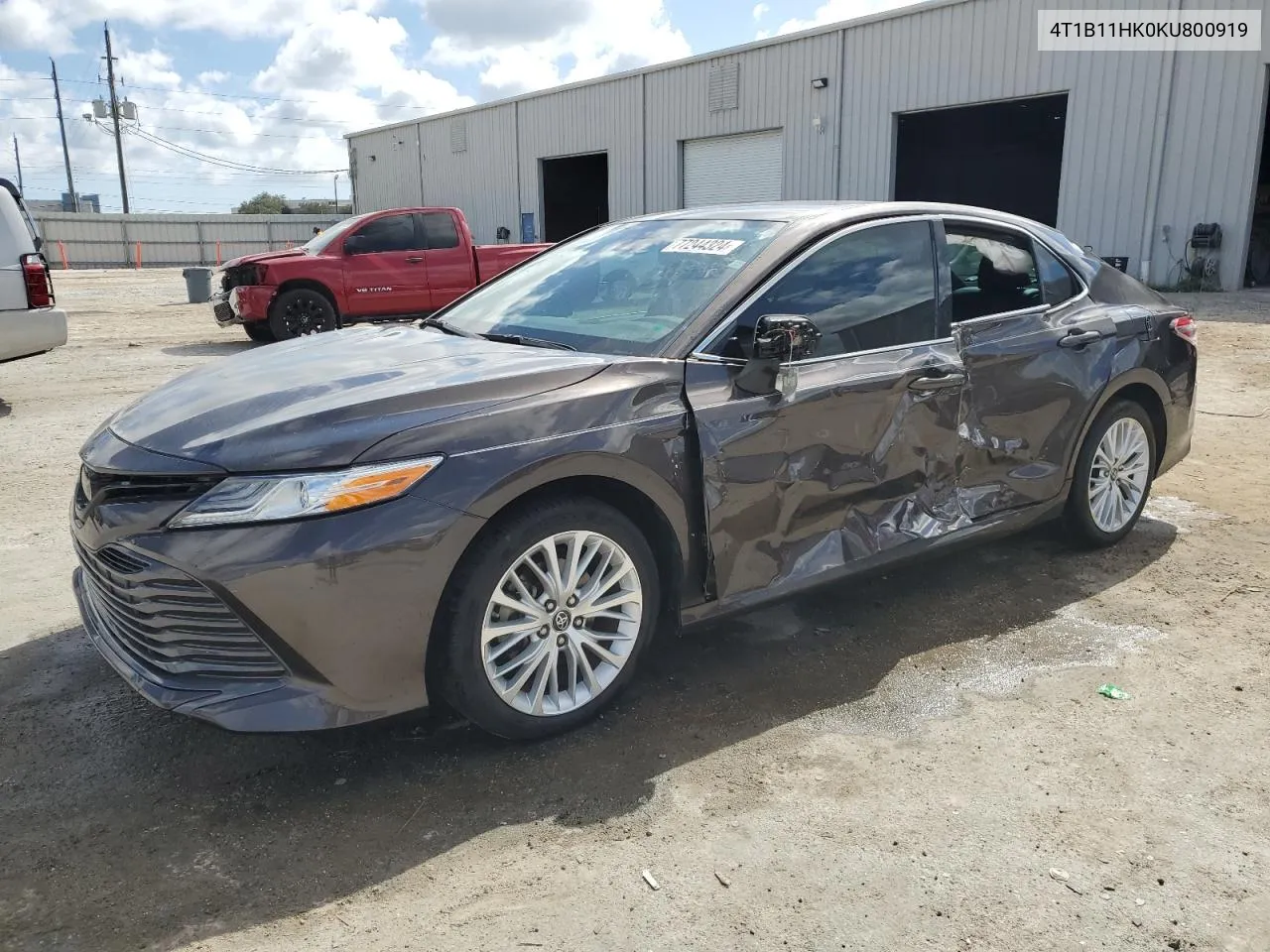 2019 Toyota Camry L VIN: 4T1B11HK0KU800919 Lot: 77244324