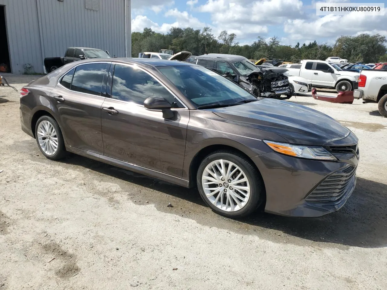 2019 Toyota Camry L VIN: 4T1B11HK0KU800919 Lot: 77244324