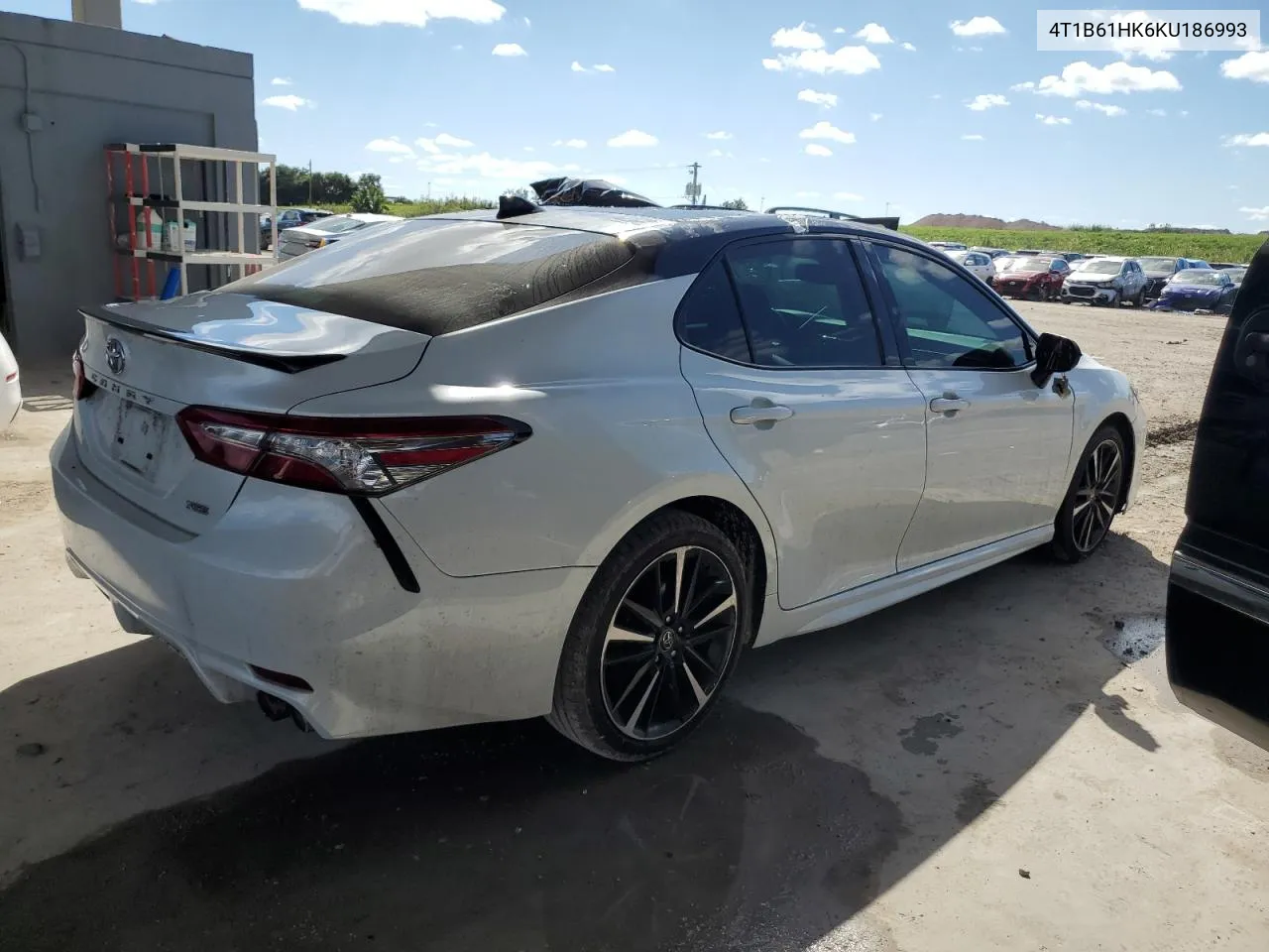 2019 Toyota Camry Xse VIN: 4T1B61HK6KU186993 Lot: 77624144