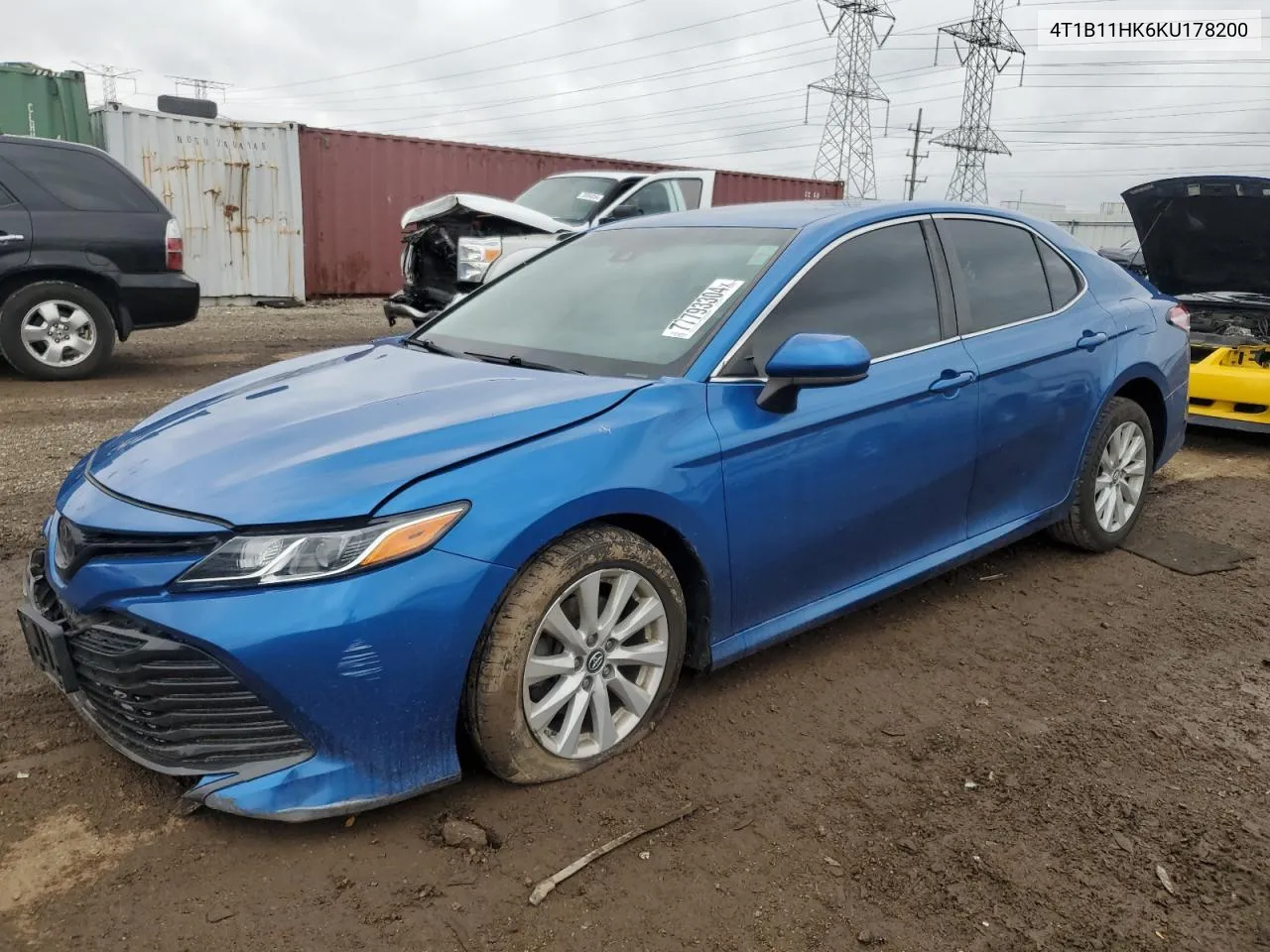 2019 Toyota Camry L VIN: 4T1B11HK6KU178200 Lot: 77793304