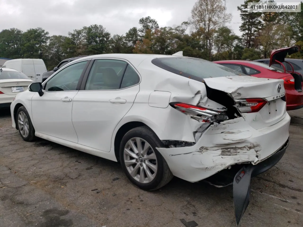 2019 Toyota Camry L VIN: 4T1B11HK0KU842801 Lot: 77814894