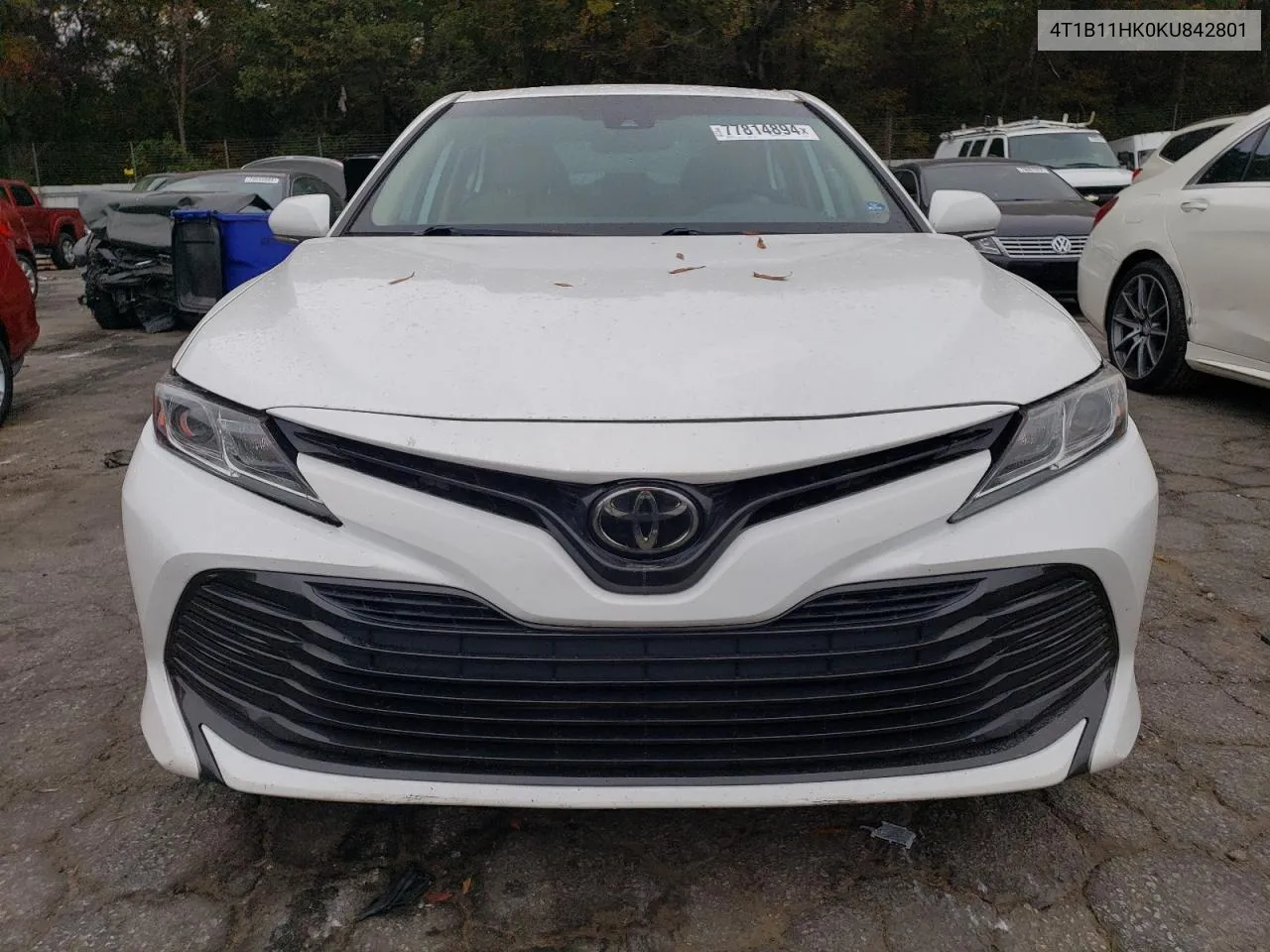 2019 Toyota Camry L VIN: 4T1B11HK0KU842801 Lot: 77814894