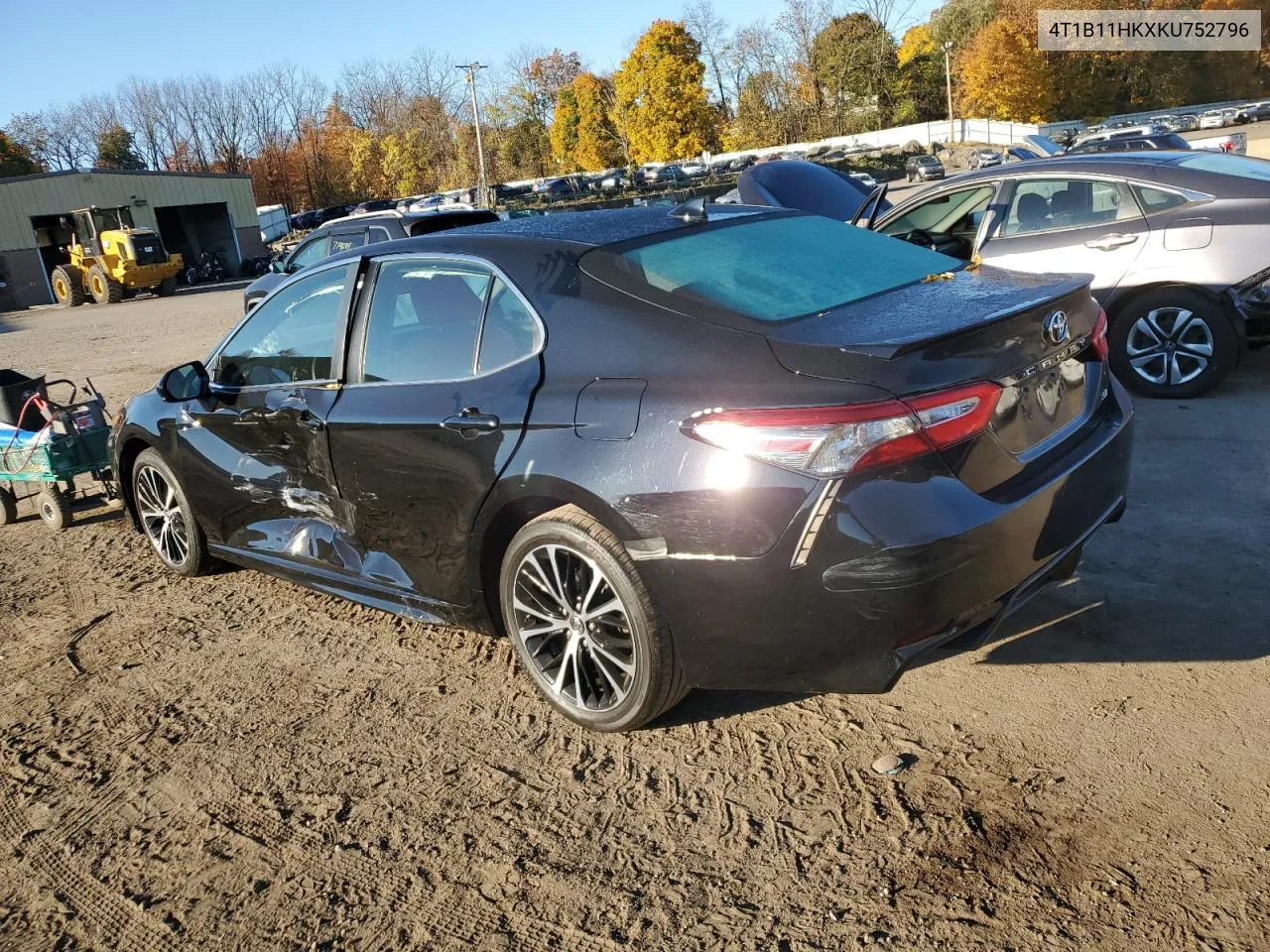 2019 Toyota Camry L VIN: 4T1B11HKXKU752796 Lot: 77837434