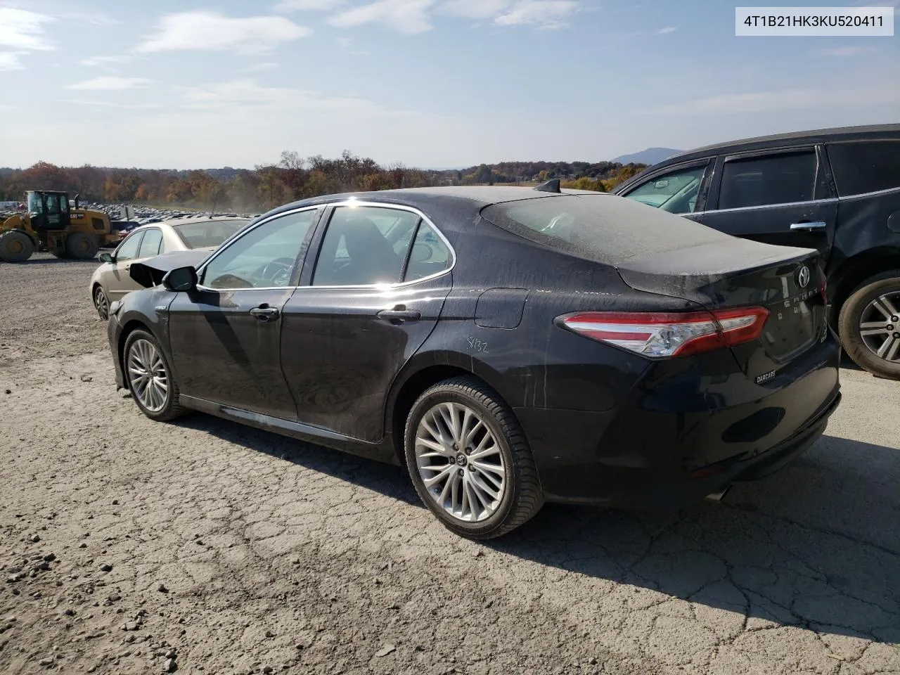 2019 Toyota Camry Hybrid VIN: 4T1B21HK3KU520411 Lot: 77993374