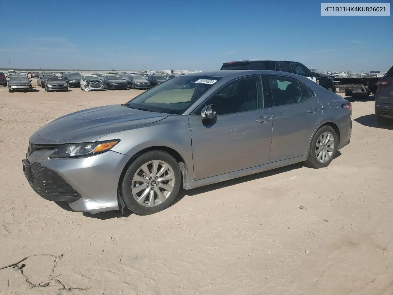 2019 Toyota Camry L VIN: 4T1B11HK4KU826021 Lot: 78105624