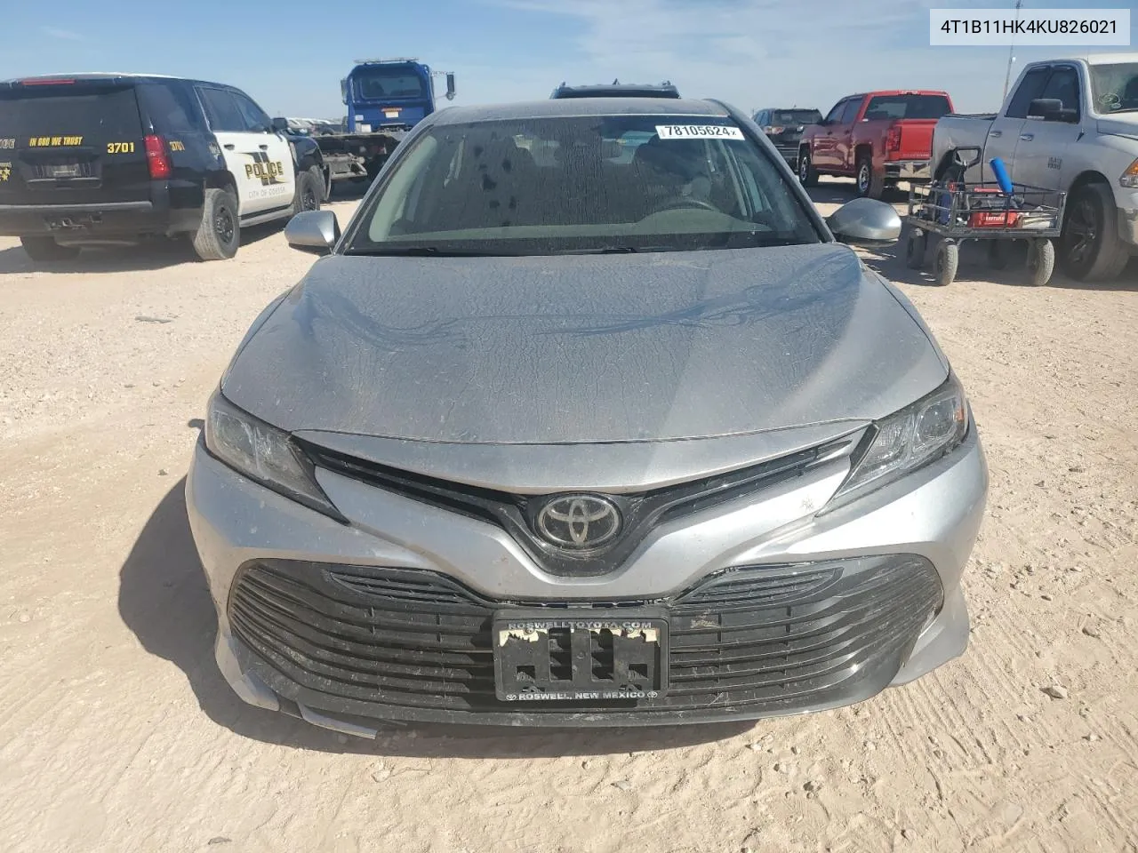 2019 Toyota Camry L VIN: 4T1B11HK4KU826021 Lot: 78105624