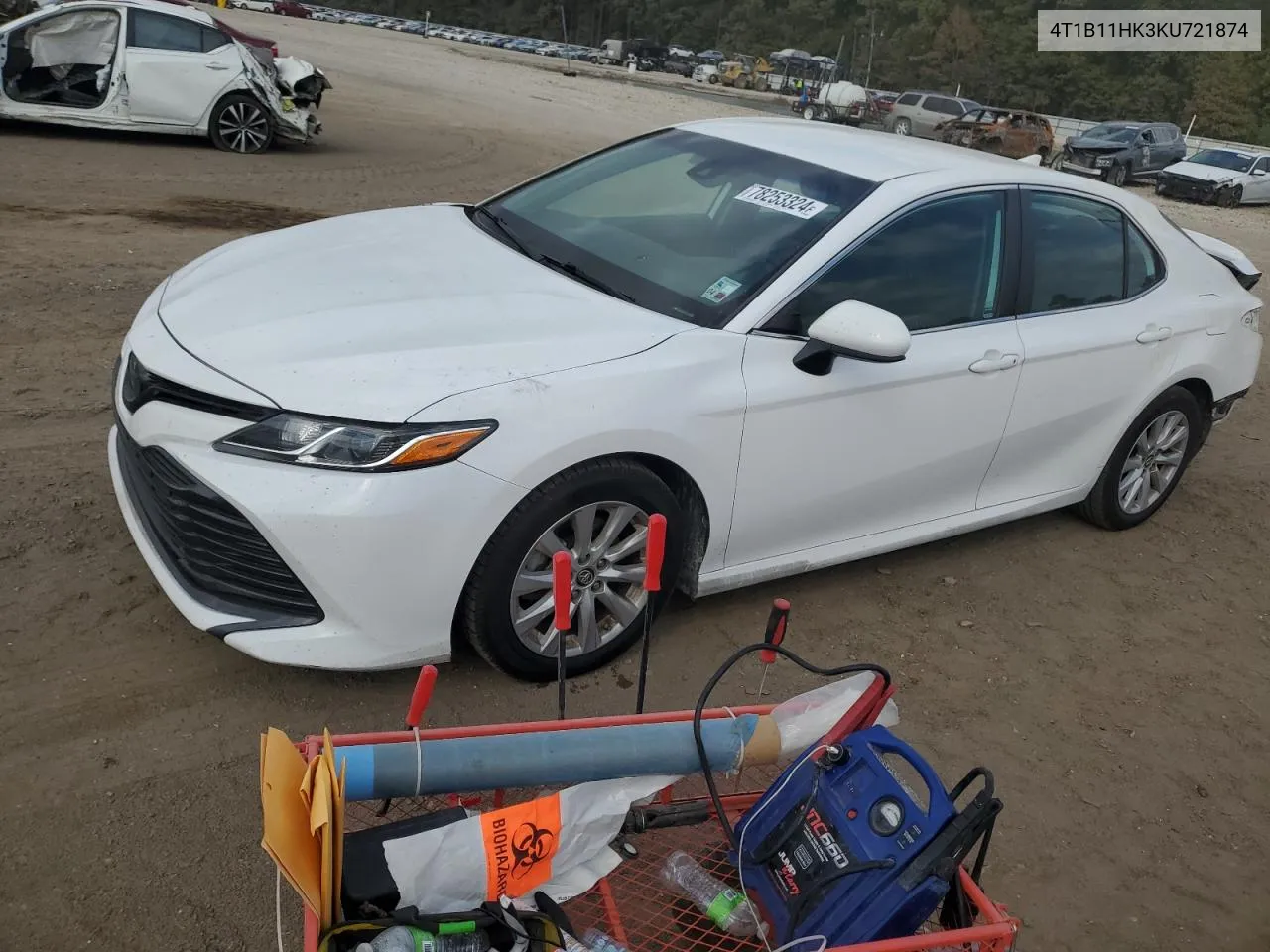 2019 Toyota Camry L VIN: 4T1B11HK3KU721874 Lot: 78253324