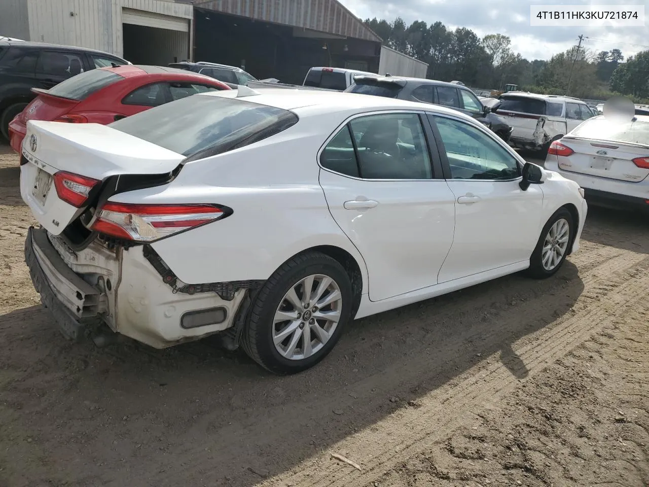 2019 Toyota Camry L VIN: 4T1B11HK3KU721874 Lot: 78253324