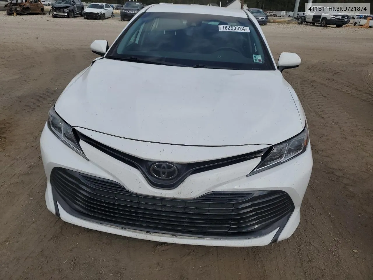 2019 Toyota Camry L VIN: 4T1B11HK3KU721874 Lot: 78253324