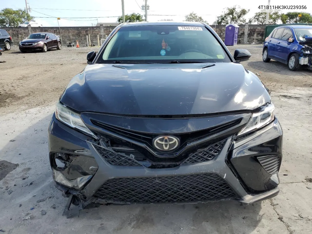 2019 Toyota Camry L VIN: 4T1B11HK3KU239356 Lot: 78401304