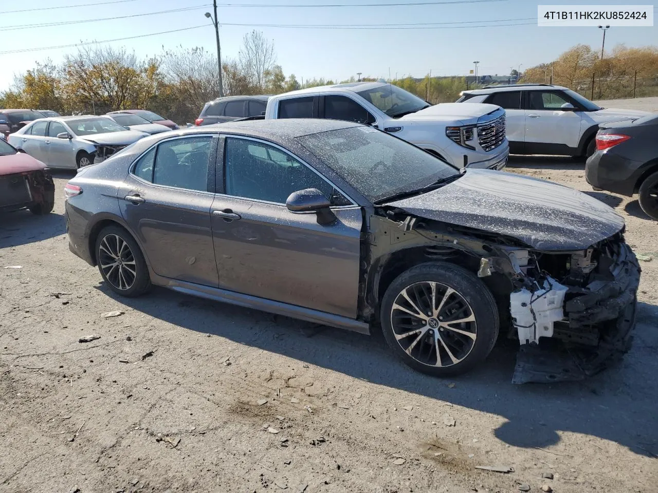 2019 Toyota Camry L VIN: 4T1B11HK2KU852424 Lot: 78592064