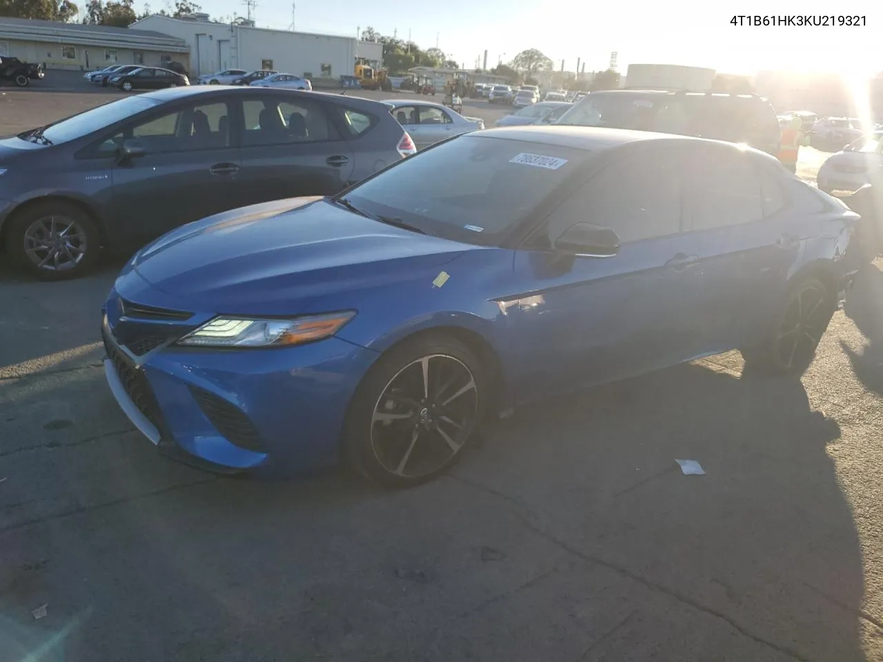 2019 Toyota Camry Xse VIN: 4T1B61HK3KU219321 Lot: 78637024