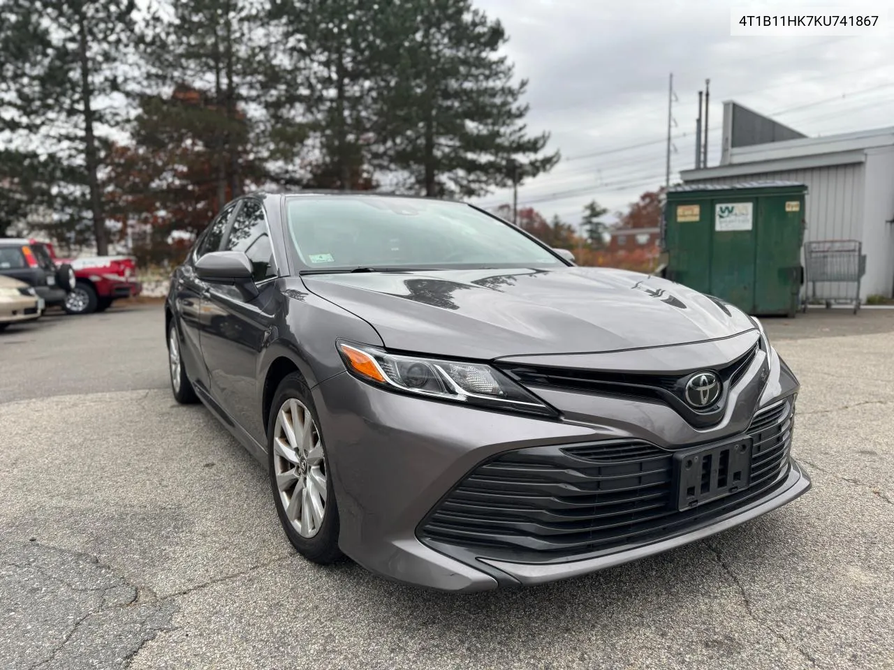 2019 Toyota Camry L VIN: 4T1B11HK7KU741867 Lot: 78743634