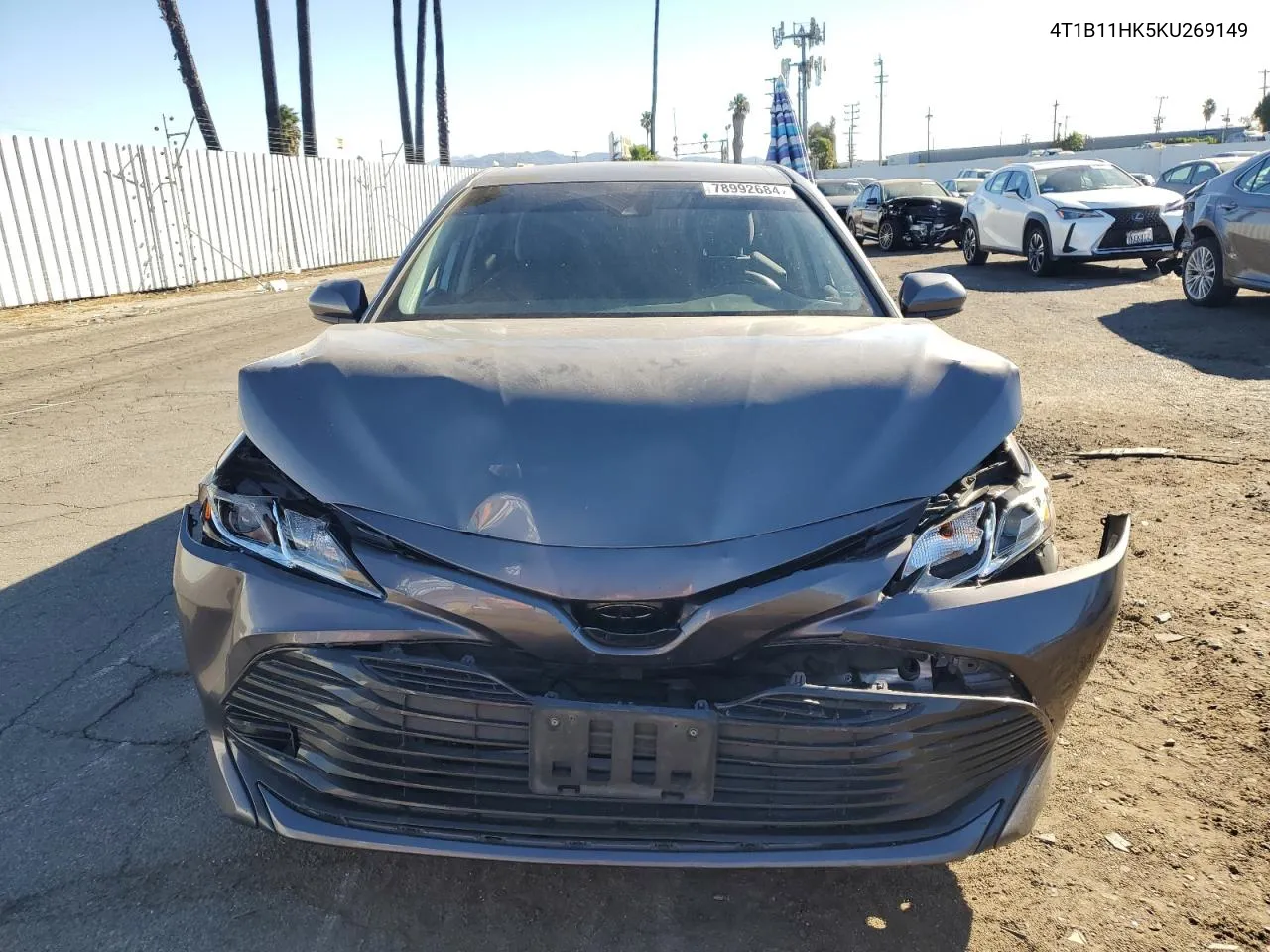 2019 Toyota Camry L VIN: 4T1B11HK5KU269149 Lot: 78992684