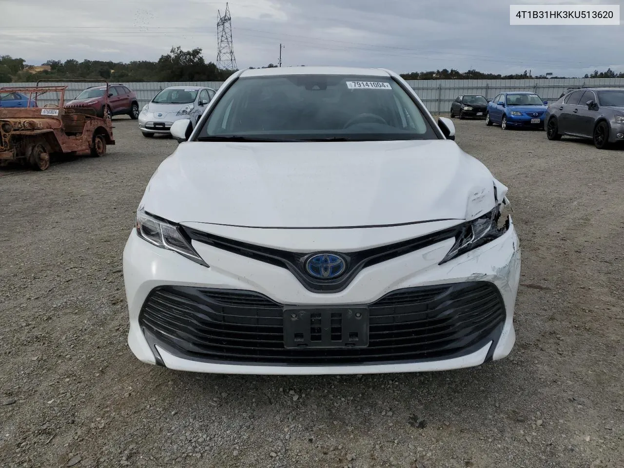 2019 Toyota Camry Le VIN: 4T1B31HK3KU513620 Lot: 79141004