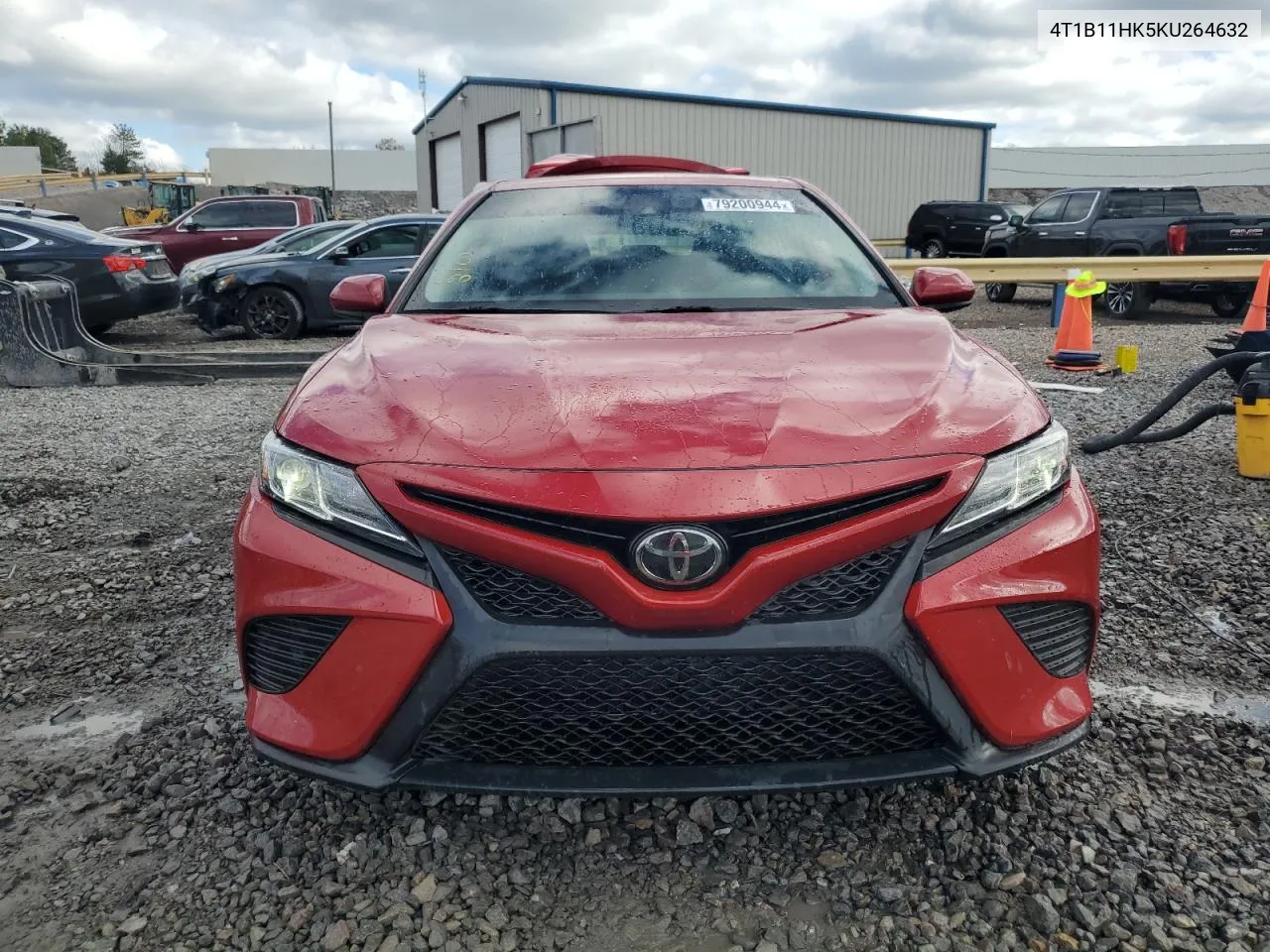 2019 Toyota Camry L VIN: 4T1B11HK5KU264632 Lot: 79200944