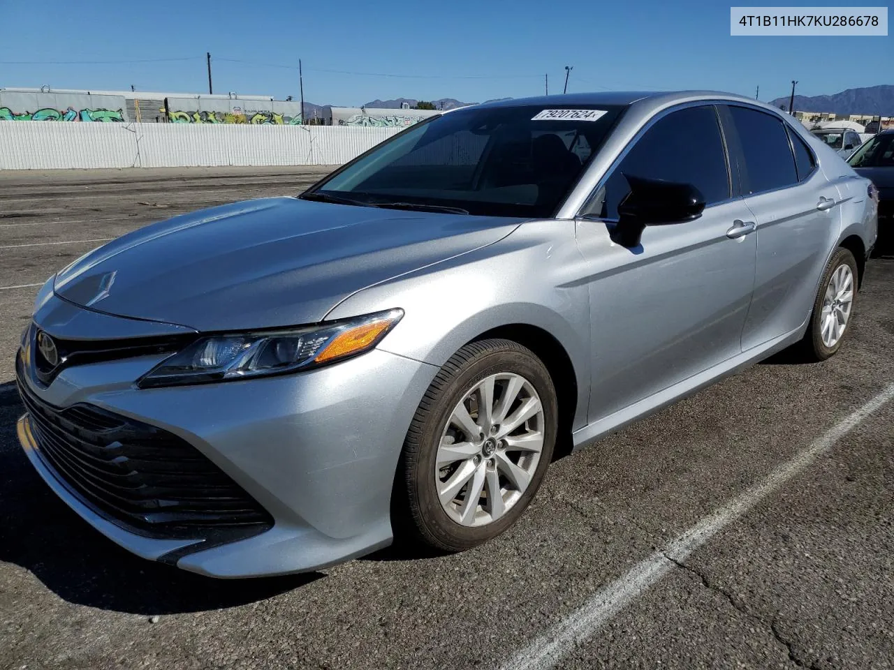 2019 Toyota Camry L VIN: 4T1B11HK7KU286678 Lot: 79207624