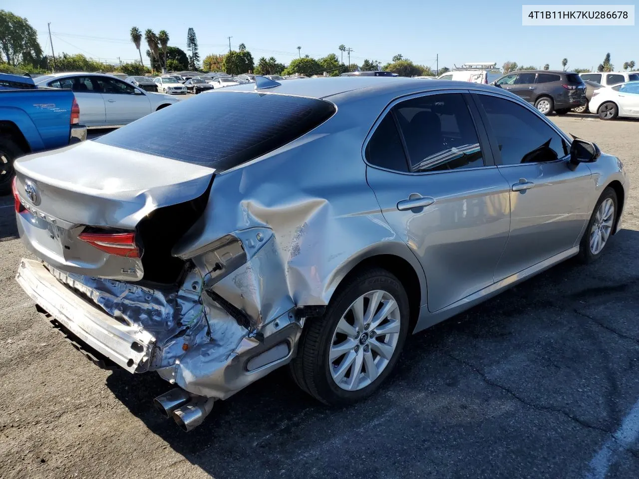 2019 Toyota Camry L VIN: 4T1B11HK7KU286678 Lot: 79207624