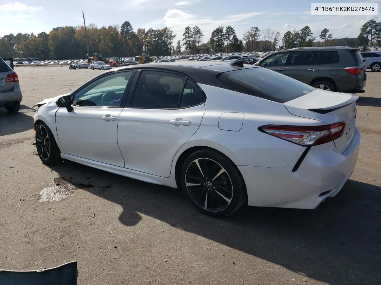 2019 Toyota Camry Xse VIN: 4T1B61HK2KU275475 Lot: 79388954