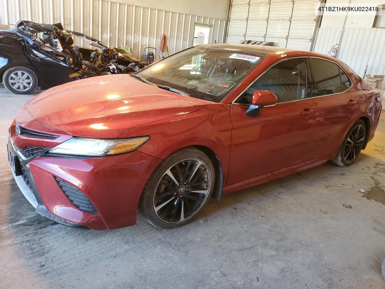 2019 Toyota Camry Xse VIN: 4T1BZ1HK9KU022418 Lot: 79496464