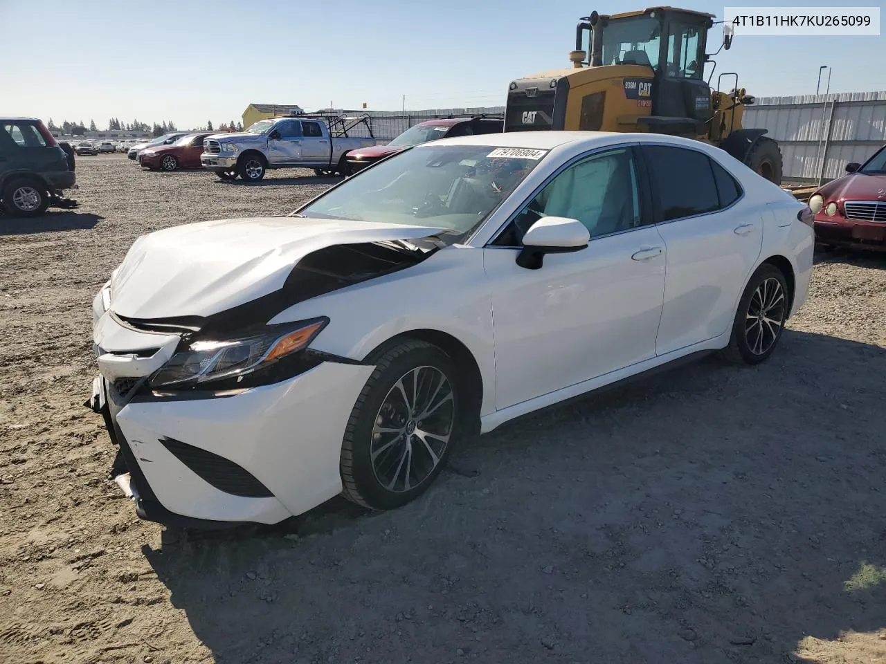 2019 Toyota Camry L VIN: 4T1B11HK7KU265099 Lot: 79706904